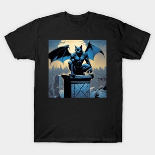 Black Cat Bat Superhero T-Shirt